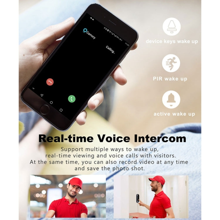 M108 720P 6400mAh Smart WIFI Video Visual Doorbell,Support Phone Remote Monitoring & Real-time Voice Intercom, M108 M108 720P 6400mAh Smart WIFI Video Visual Doorbell,Support Phone Remote Monitoring & Real-time Voice Intercom, M108